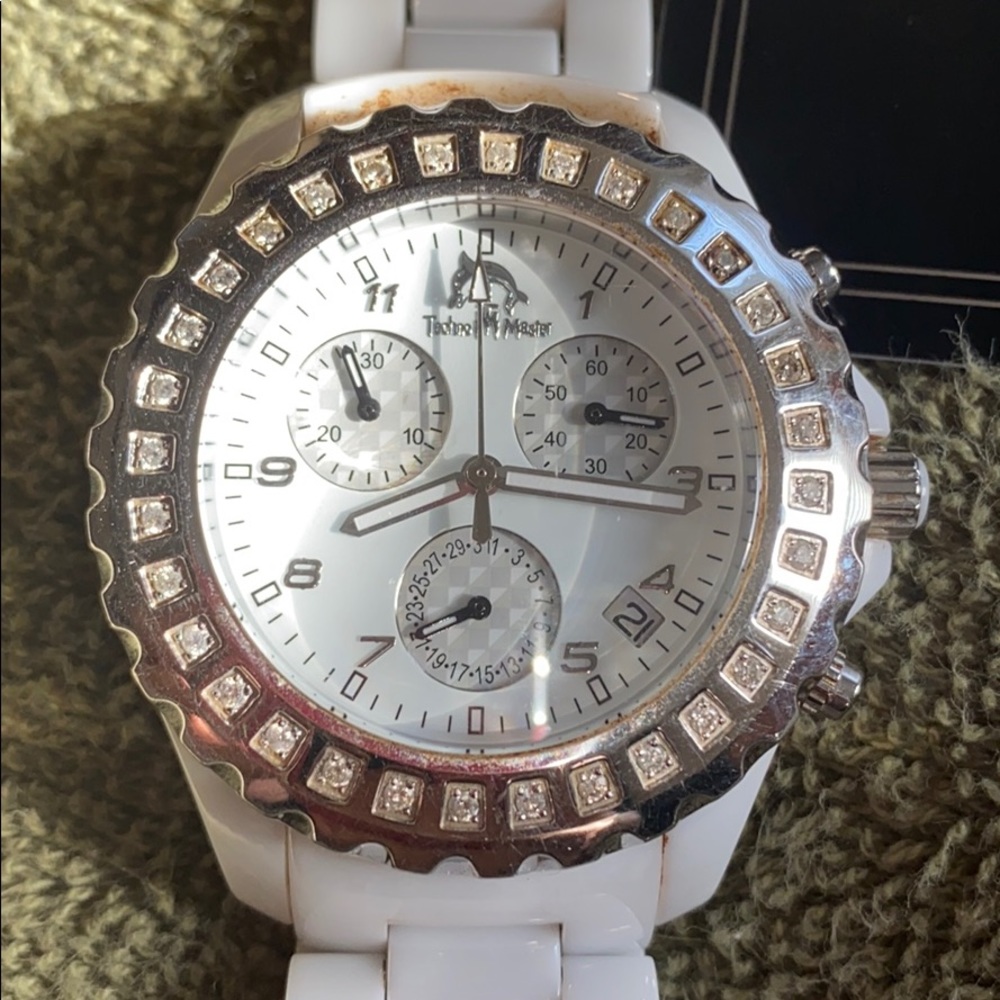 Authentic Techno Master Diamond Bezel Ladies - image 5